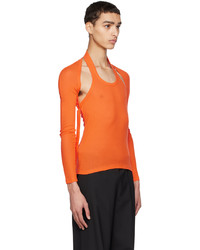 orange Langarmshirt von Dion Lee