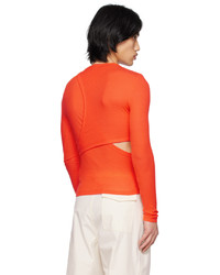 orange Langarmshirt von Dion Lee