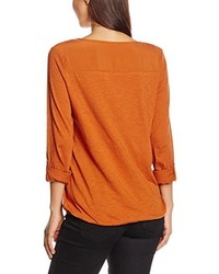 orange Langarmshirt von Q/S designed by