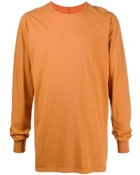 orange Langarmshirt von Rick Owens DRKSHDW