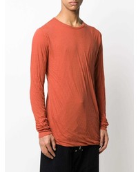 orange Langarmshirt von Rick Owens