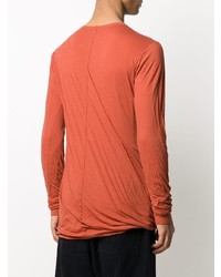 orange Langarmshirt von Rick Owens