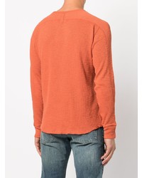 orange Langarmshirt von Ralph Lauren RRL