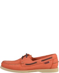 orange Leder Bootsschuhe von Sebago