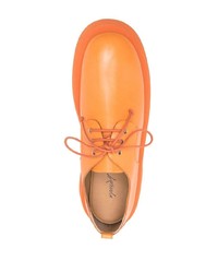 orange Leder Derby Schuhe von Marsèll
