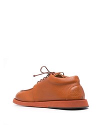 orange Leder Derby Schuhe von Marsèll