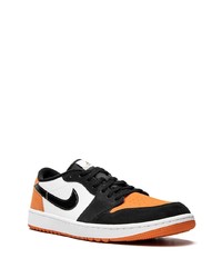 orange Leder niedrige Sneakers von Jordan