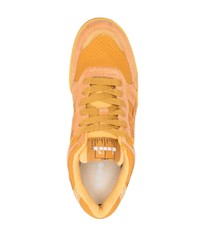 orange Leder niedrige Sneakers von Diadora