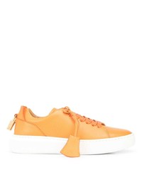 orange Leder niedrige Sneakers von Buscemi