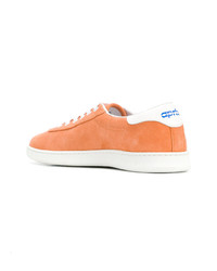orange Leder niedrige Sneakers von Aprix