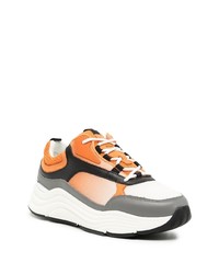 orange Leder niedrige Sneakers von Mallet