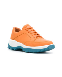 orange Leder niedrige Sneakers von Camper Lab