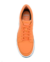 orange Leder niedrige Sneakers von Camper Lab
