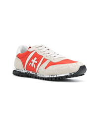 orange Leder niedrige Sneakers von Premiata