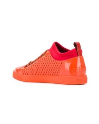 orange Leder niedrige Sneakers von Vivienne Westwood