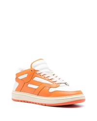 orange Leder niedrige Sneakers von Represent