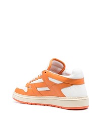 orange Leder niedrige Sneakers von Represent