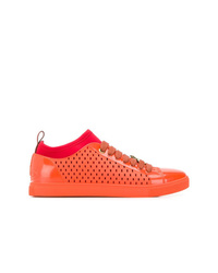 orange Leder niedrige Sneakers von Vivienne Westwood