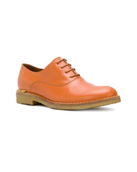 orange Leder Oxford Schuhe von Marc Jacobs