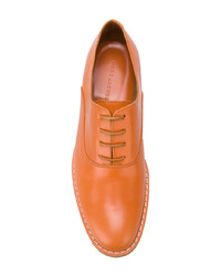 orange Leder Oxford Schuhe von Marc Jacobs