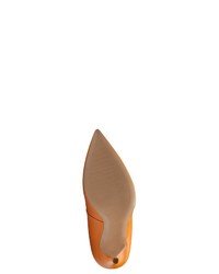 orange Leder Pumps von Evita