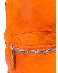 orange Leder Rucksack von Giorgio Brato