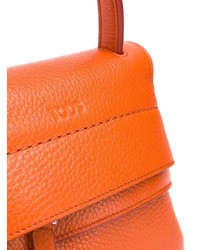 orange Leder Rucksack von Tod's
