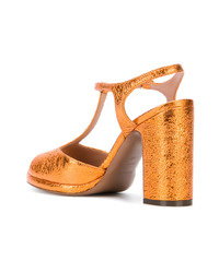 orange Leder Sandaletten von L'Autre Chose