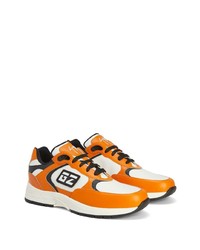 orange Leder Sportschuhe von Giuseppe Zanotti