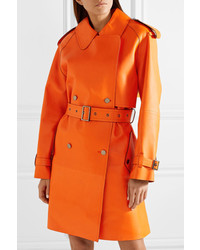 orange Leder Trenchcoat von Tom Ford