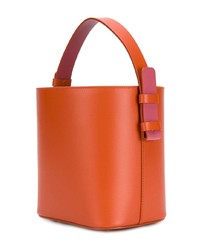 orange Leder Umhängetasche von Nico Giani
