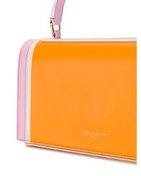 orange Leder Umhängetasche von Emilio Pucci