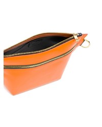 orange Leder Umhängetasche von Sacai