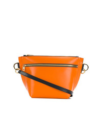 orange Leder Umhängetasche von Sacai