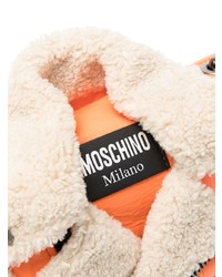 orange Leder Umhängetasche von Moschino