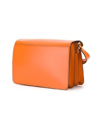 orange Leder Umhängetasche von Marni