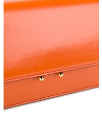 orange Leder Umhängetasche von Marni