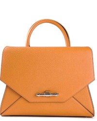 orange Lederhandtasche von Givenchy