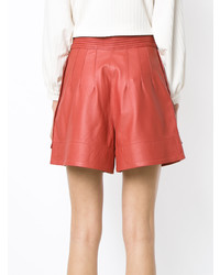 orange Ledershorts von Lilly Sarti