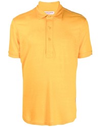 orange Leinen Polohemd von Orlebar Brown