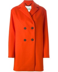 orange Mantel von Kenzo