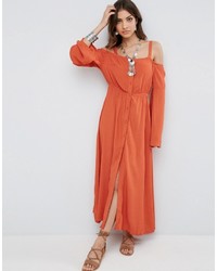 orange Maxikleid von Somedays Lovin