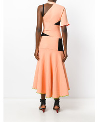 orange Midikleid von Proenza Schouler