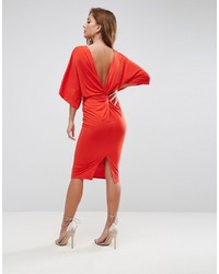 orange Midikleid von Asos