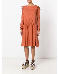 orange Midikleid von Societe Anonyme