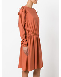 orange Midikleid von Societe Anonyme