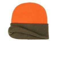 orange Mütze von Lodenhut Manufaktur