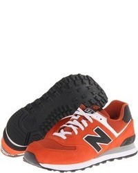 orange niedrige Sneakers