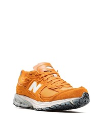 orange niedrige Sneakers von New Balance