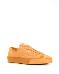 orange niedrige Sneakers von Converse